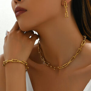 Alloy U-Link Jewelry Set