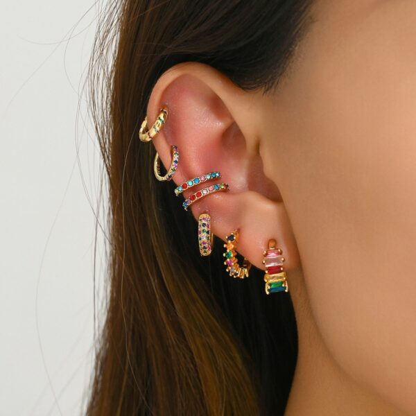 gold_tone_copper_rainbow_zircon_earring_set_image_1